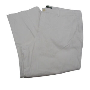 Ralph Lauren Capri Pants Women's 16 38x24 White Casual Cropped Classic Chic